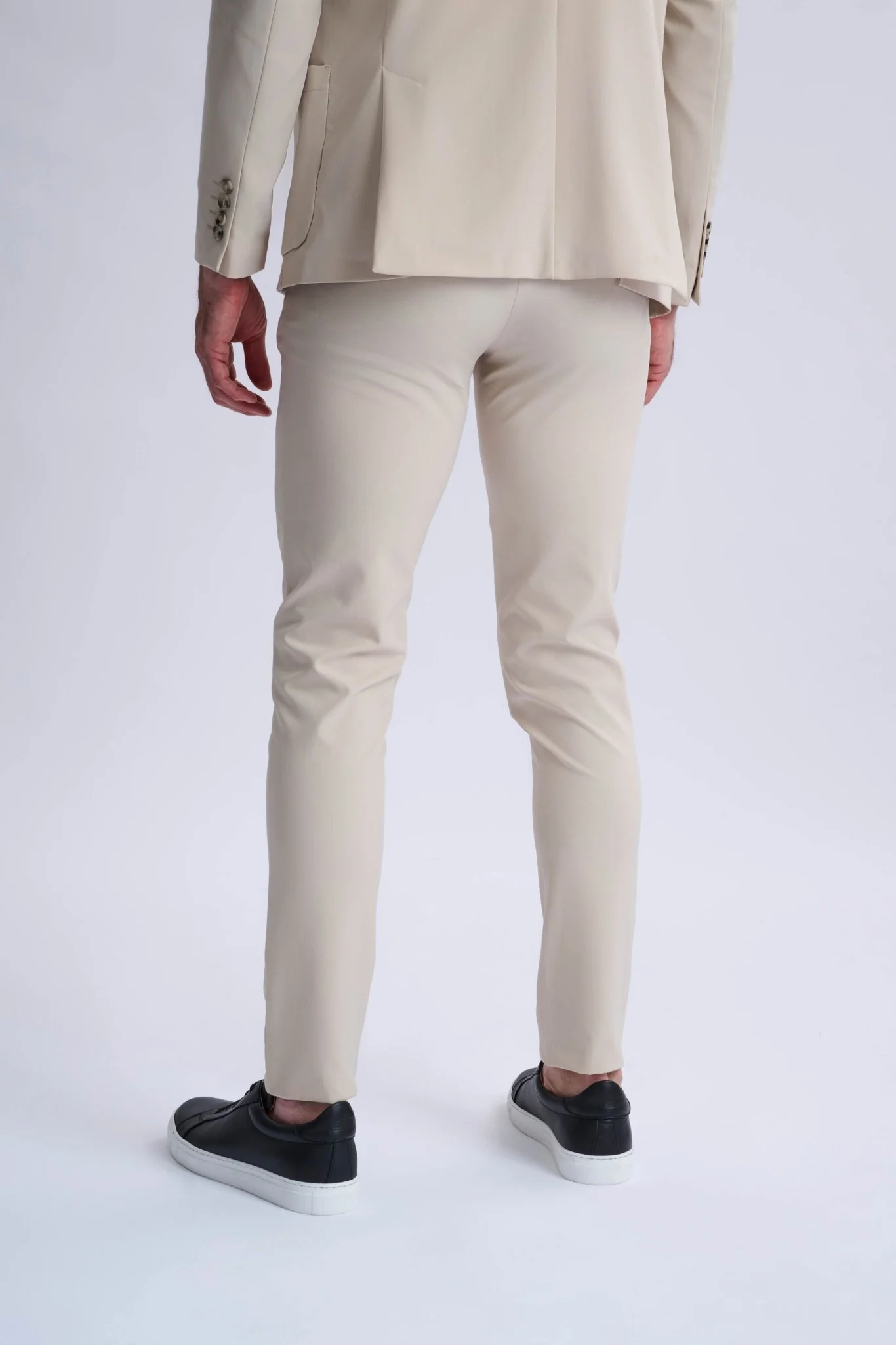 Rulli Beige 360 Stretch Technical Suit with Detachable Hood - Image 10