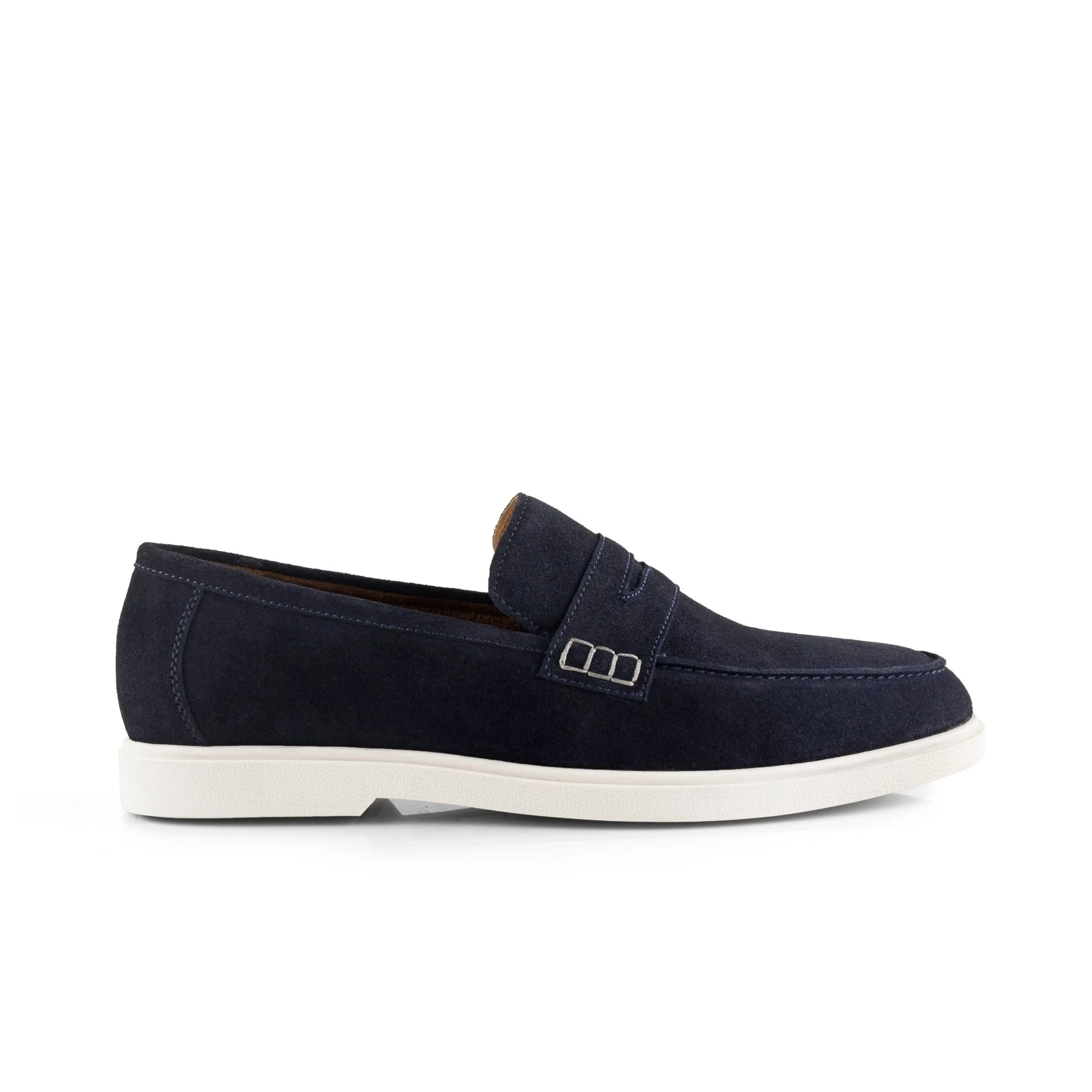 San Nicola Navy Penny Loafer - Image 3