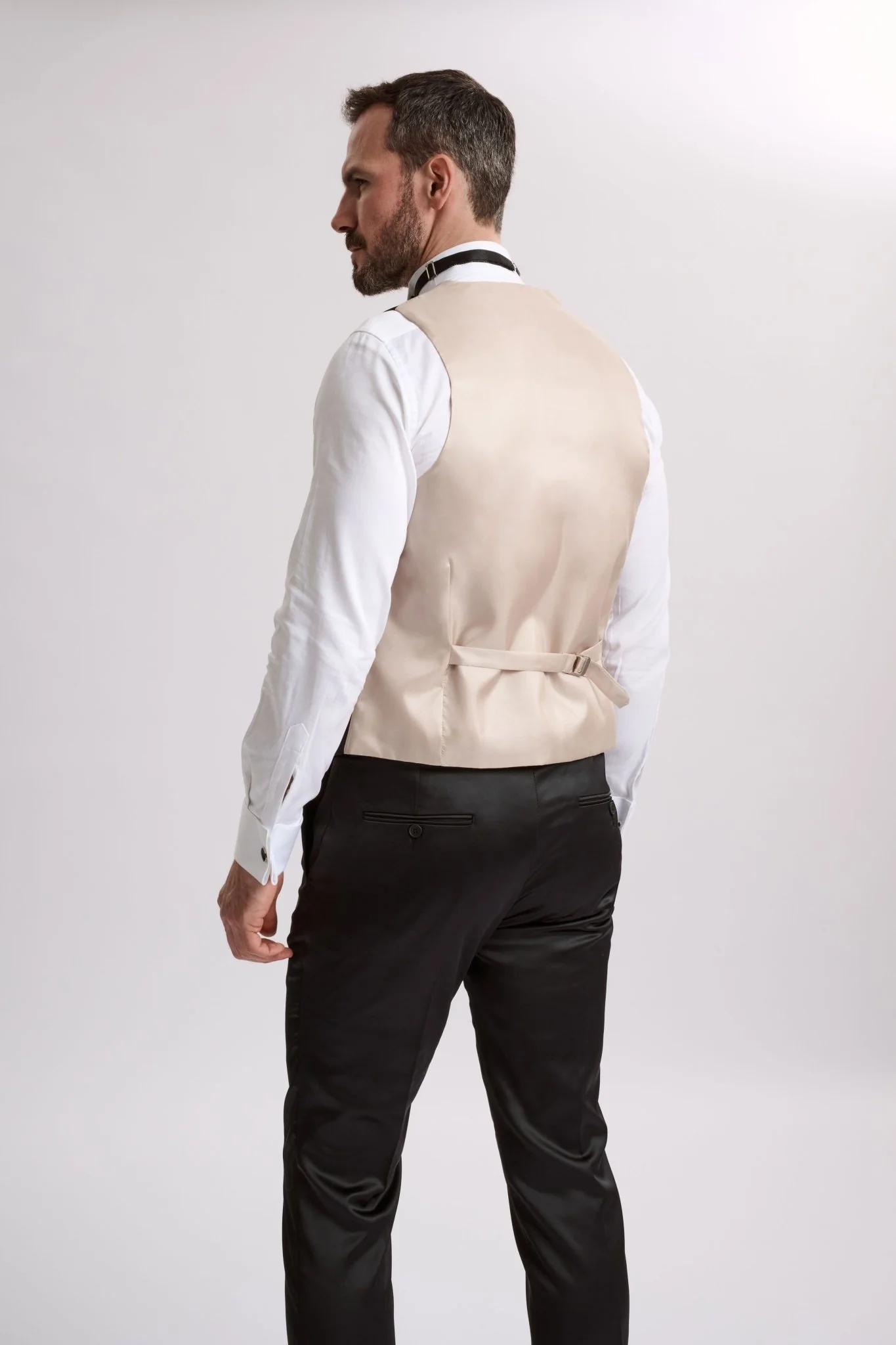 Santoro Milan's Sparkle Three Piece Cream Tux - Image 7