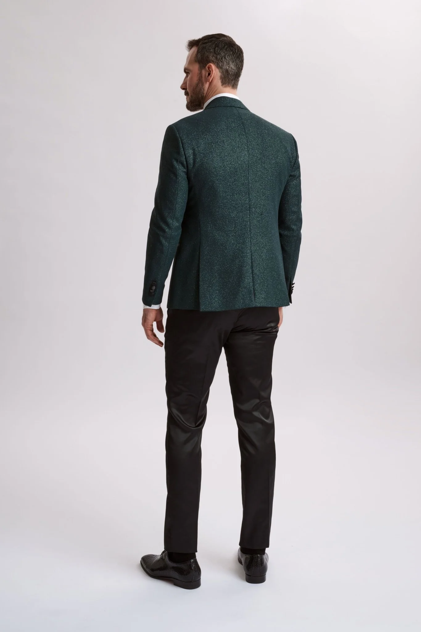Santoro Milan's Sparkle Three Piece Emerald Tux - Image 2