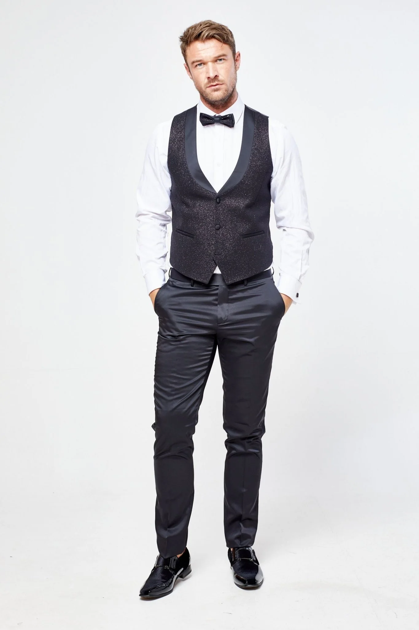 Santoro Milan's Three Piece Sparkle Tux - Image 6
