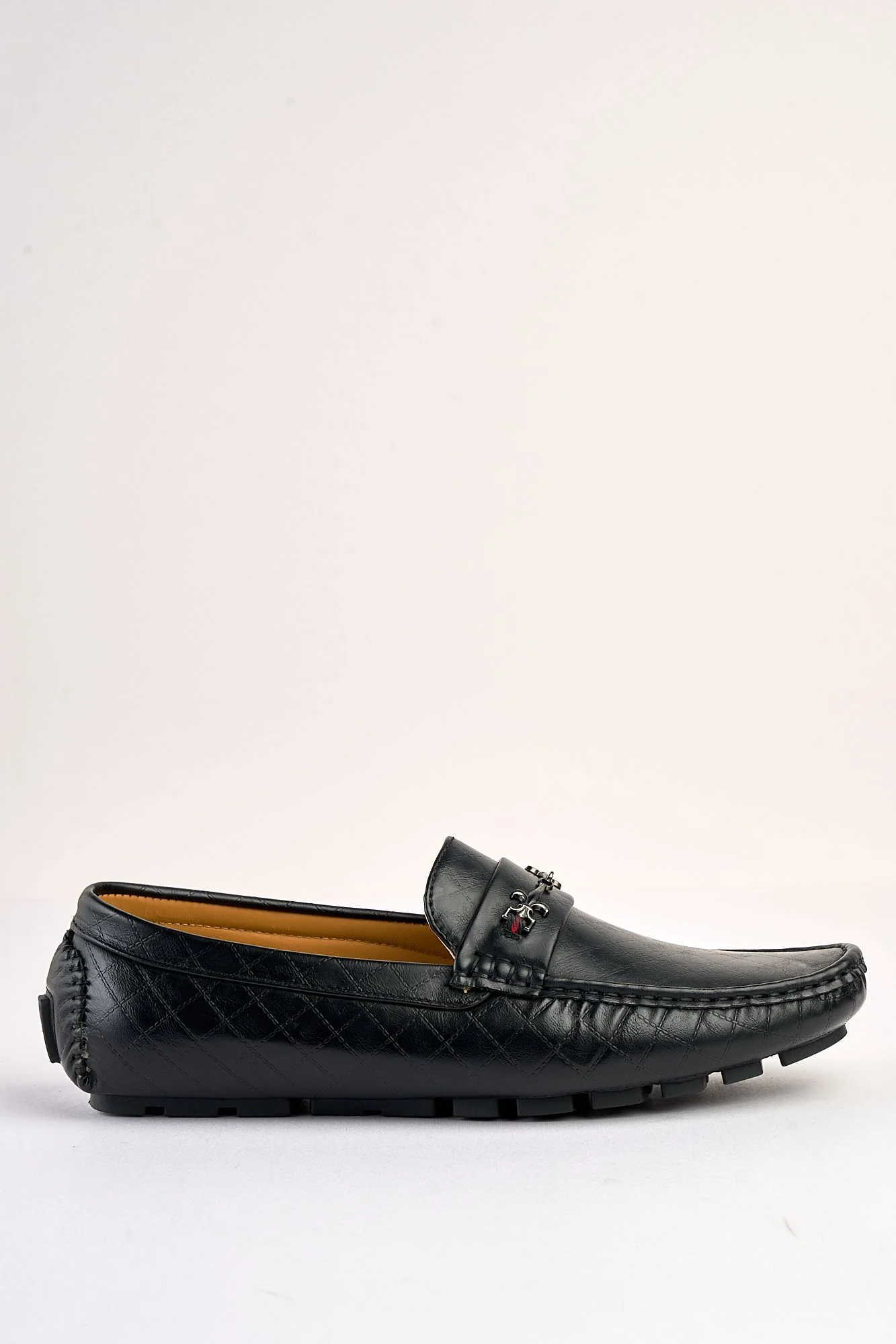 Sartori Black Diamond-Stitch Loafer - Image 2