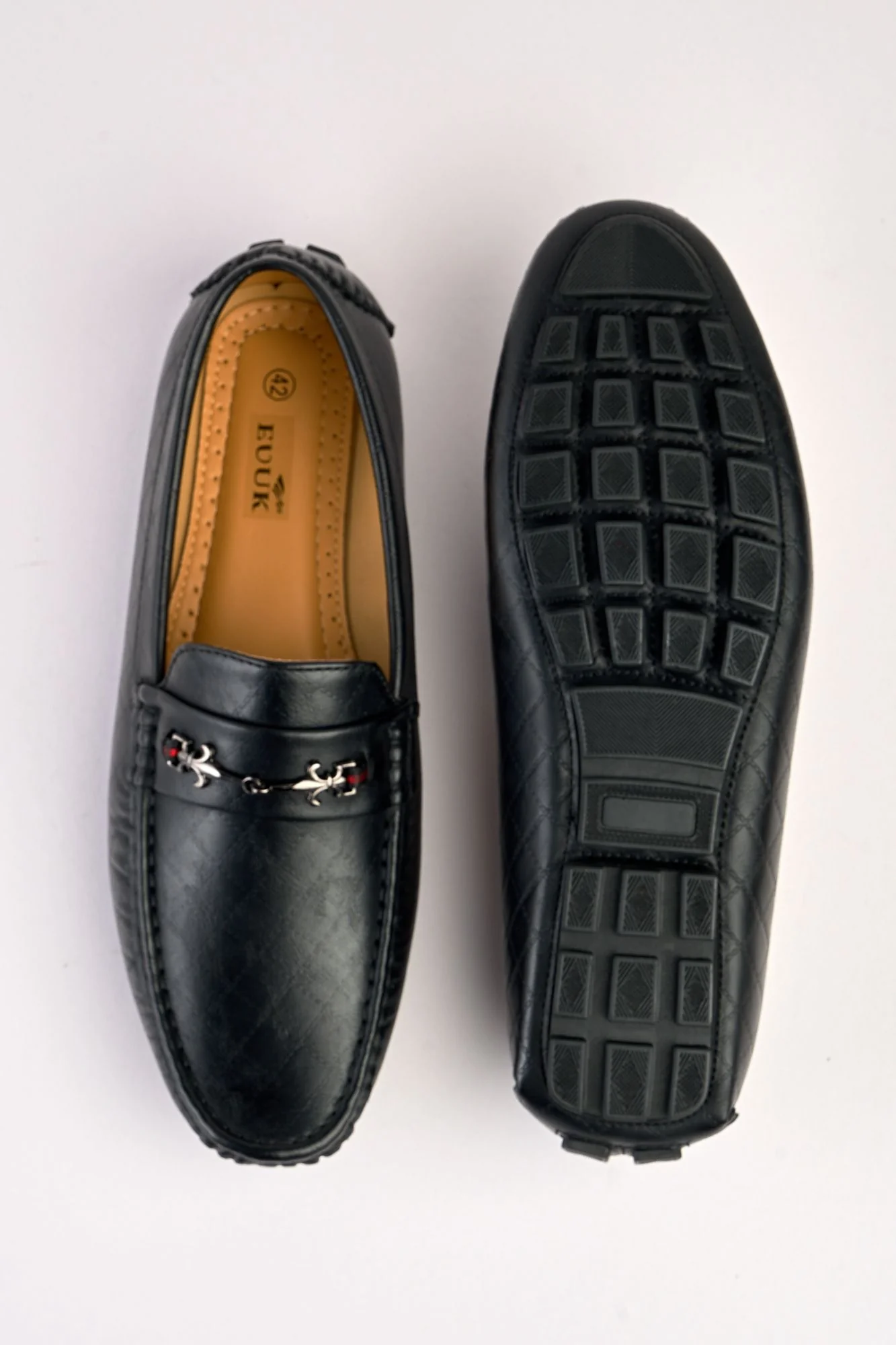 Sartori Black Diamond-Stitch Loafer - Image 3