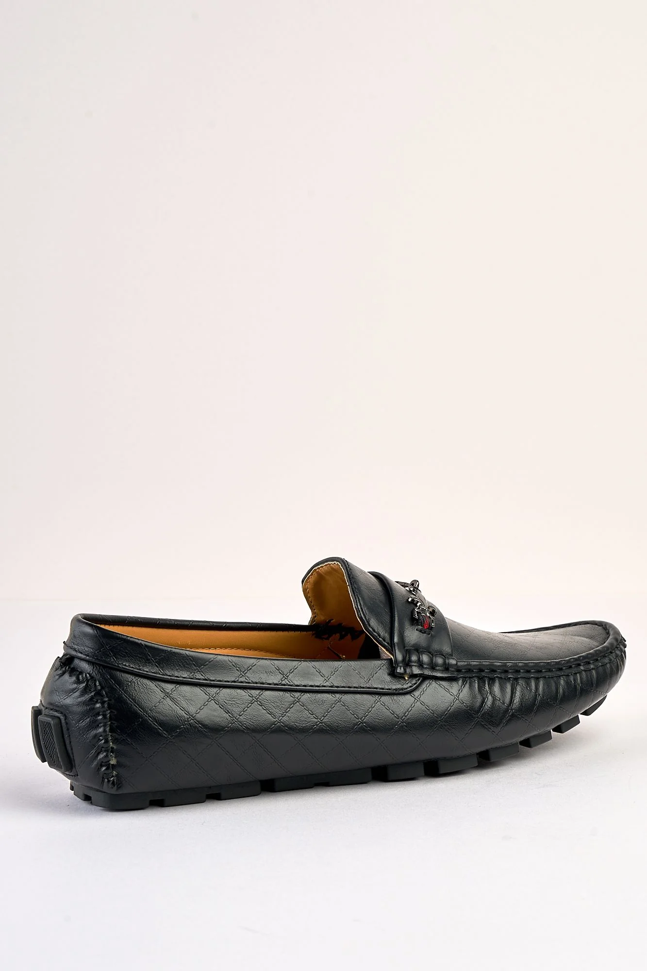 Sartori Black Diamond-Stitch Loafer - Image 6