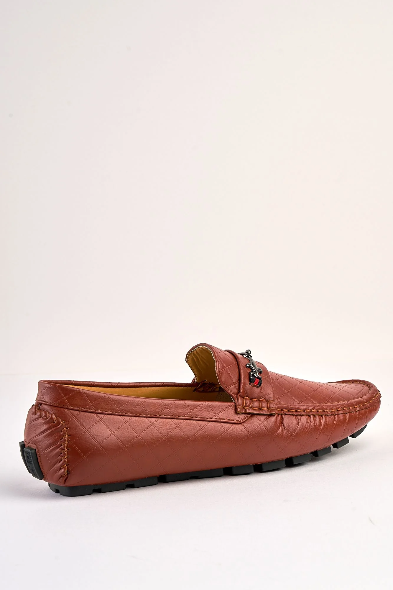 Sartori Camel Diamond-Stitch Loafer - Image 2