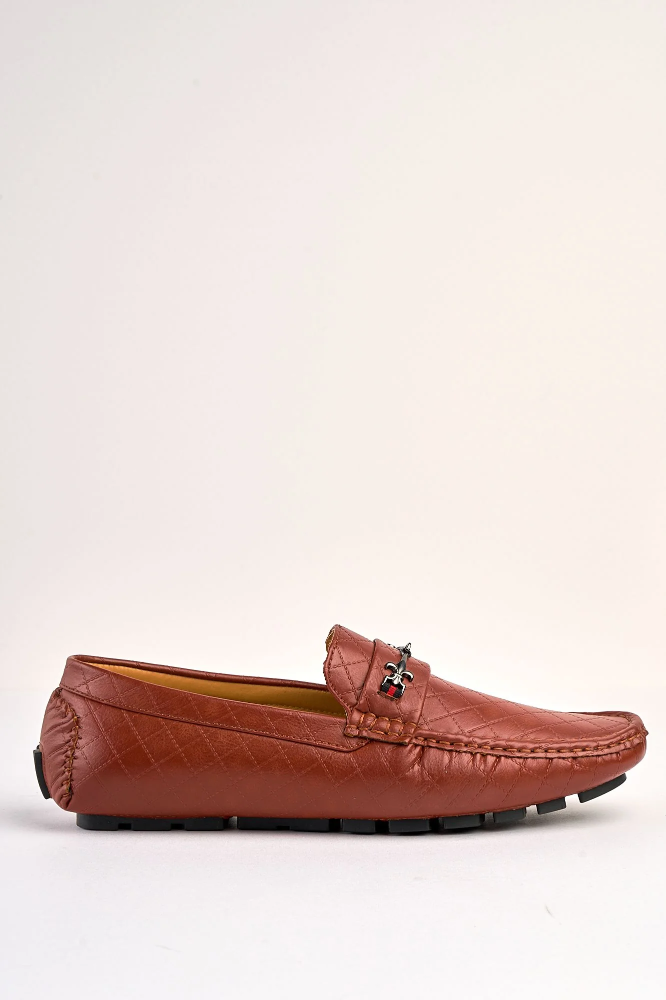 Sartori Camel Diamond-Stitch Loafer - Image 3