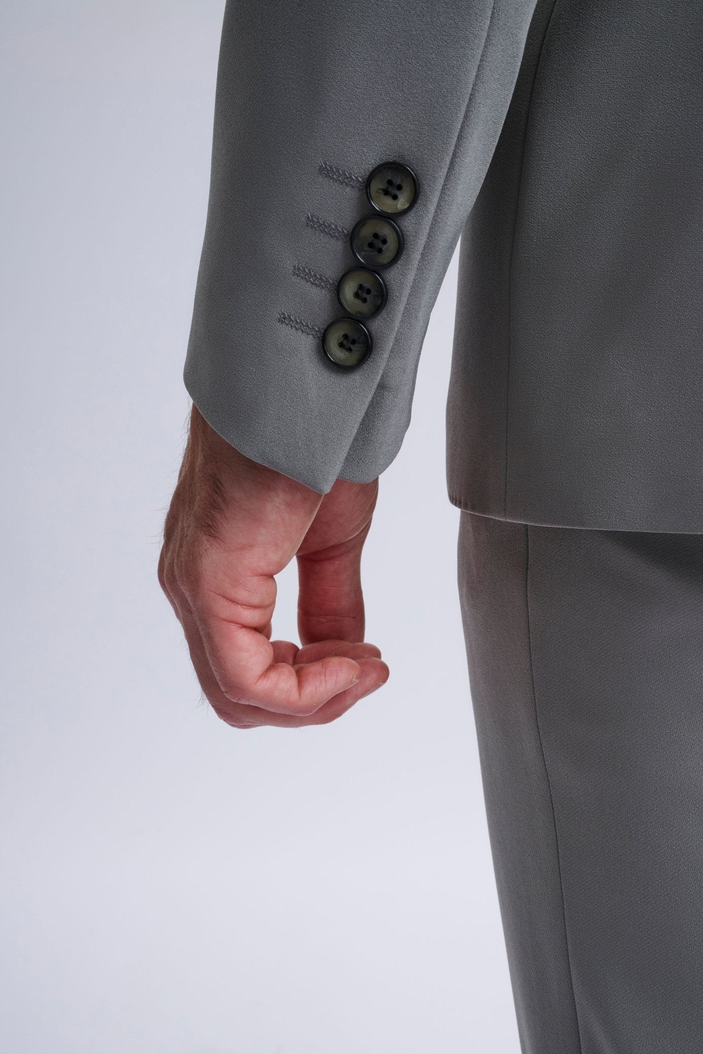 Ettore Smart Casual Suit Grey - Image 6