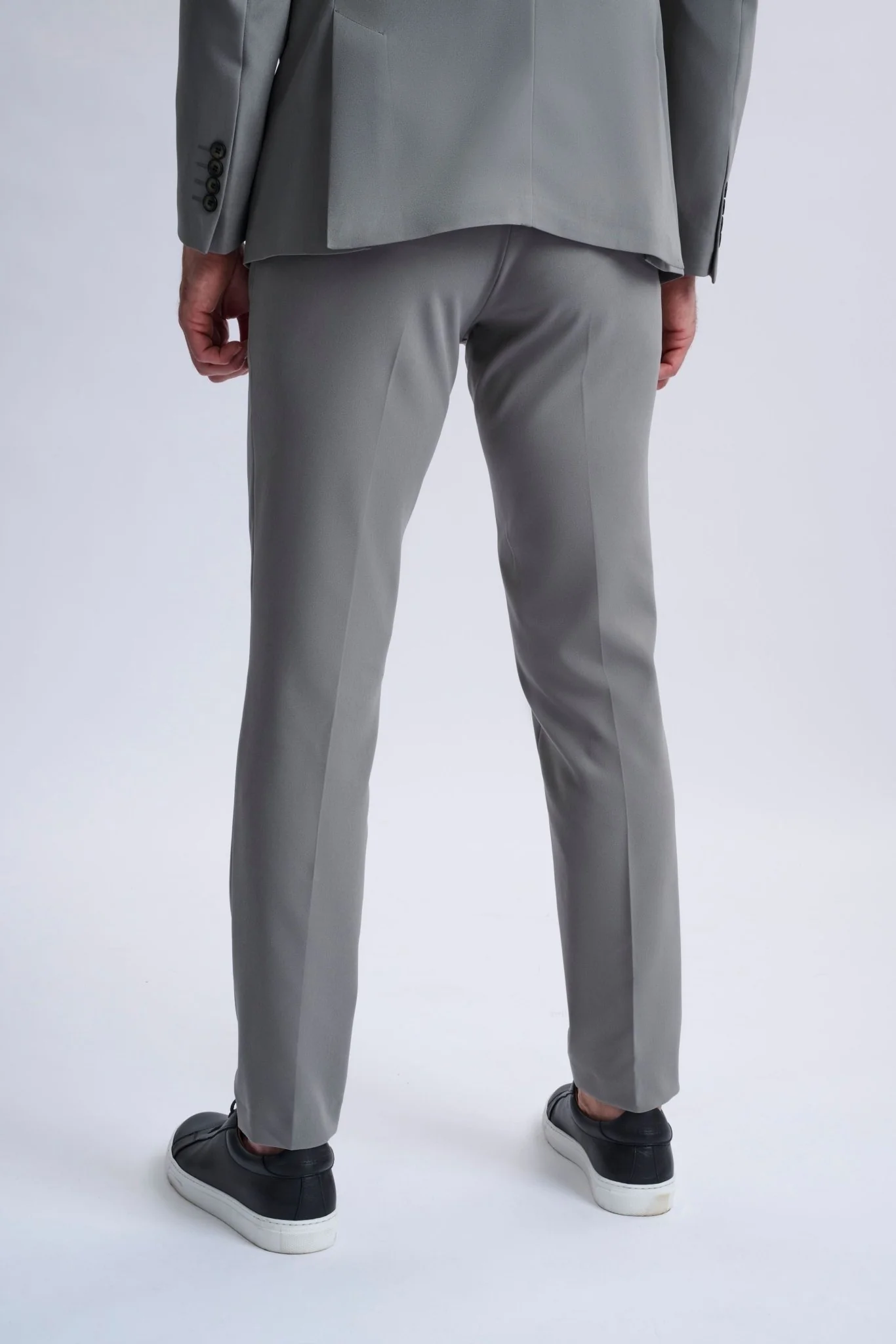 Ettore Smart Casual Suit Grey - Image 8