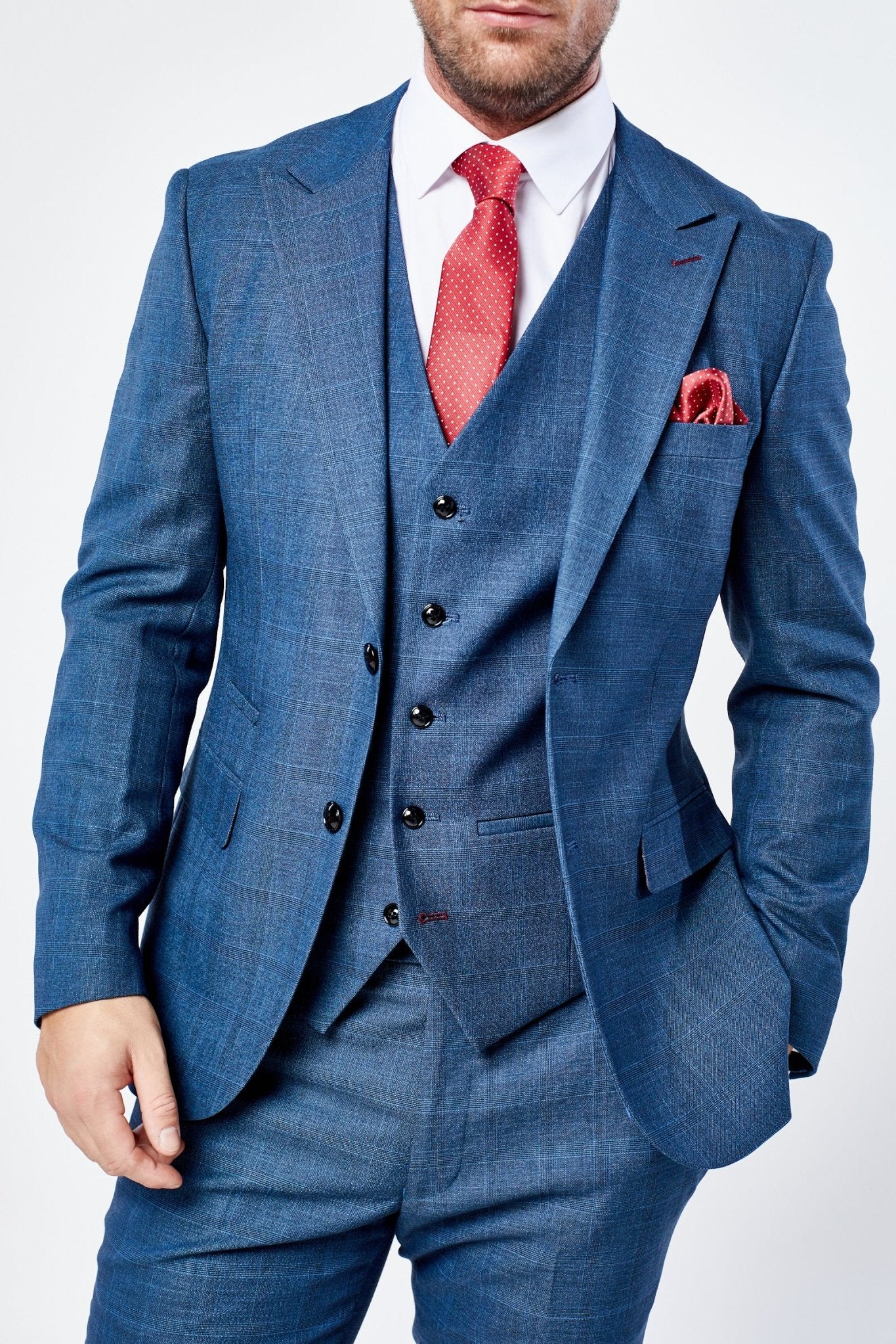 Viceroy Navy Three Piece Suit - Image 5