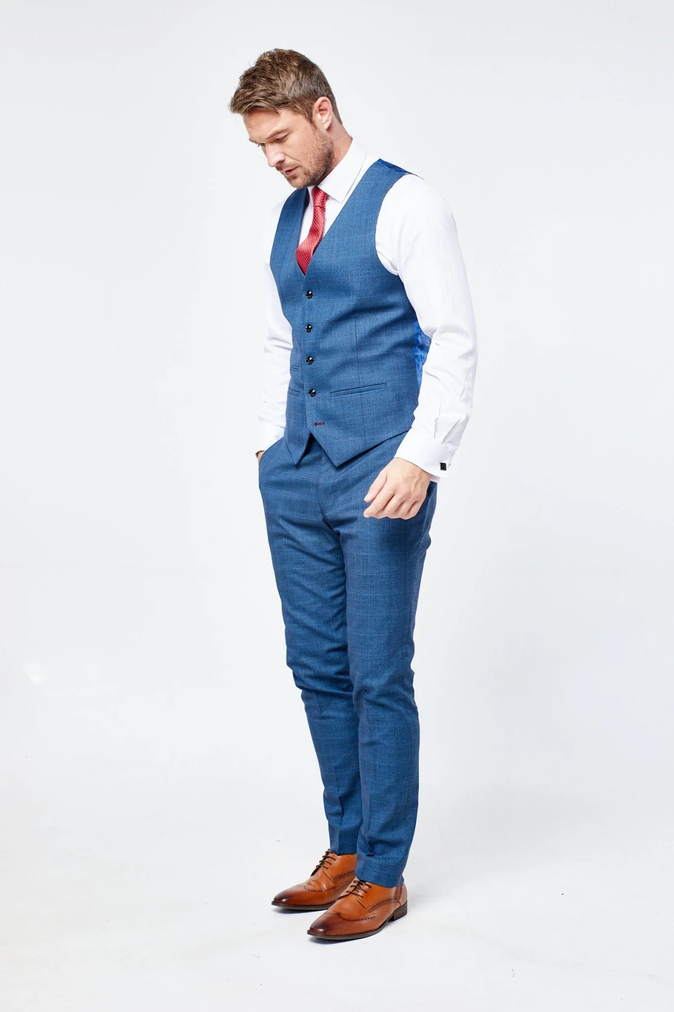 Viceroy Navy Three Piece Suit - Image 7