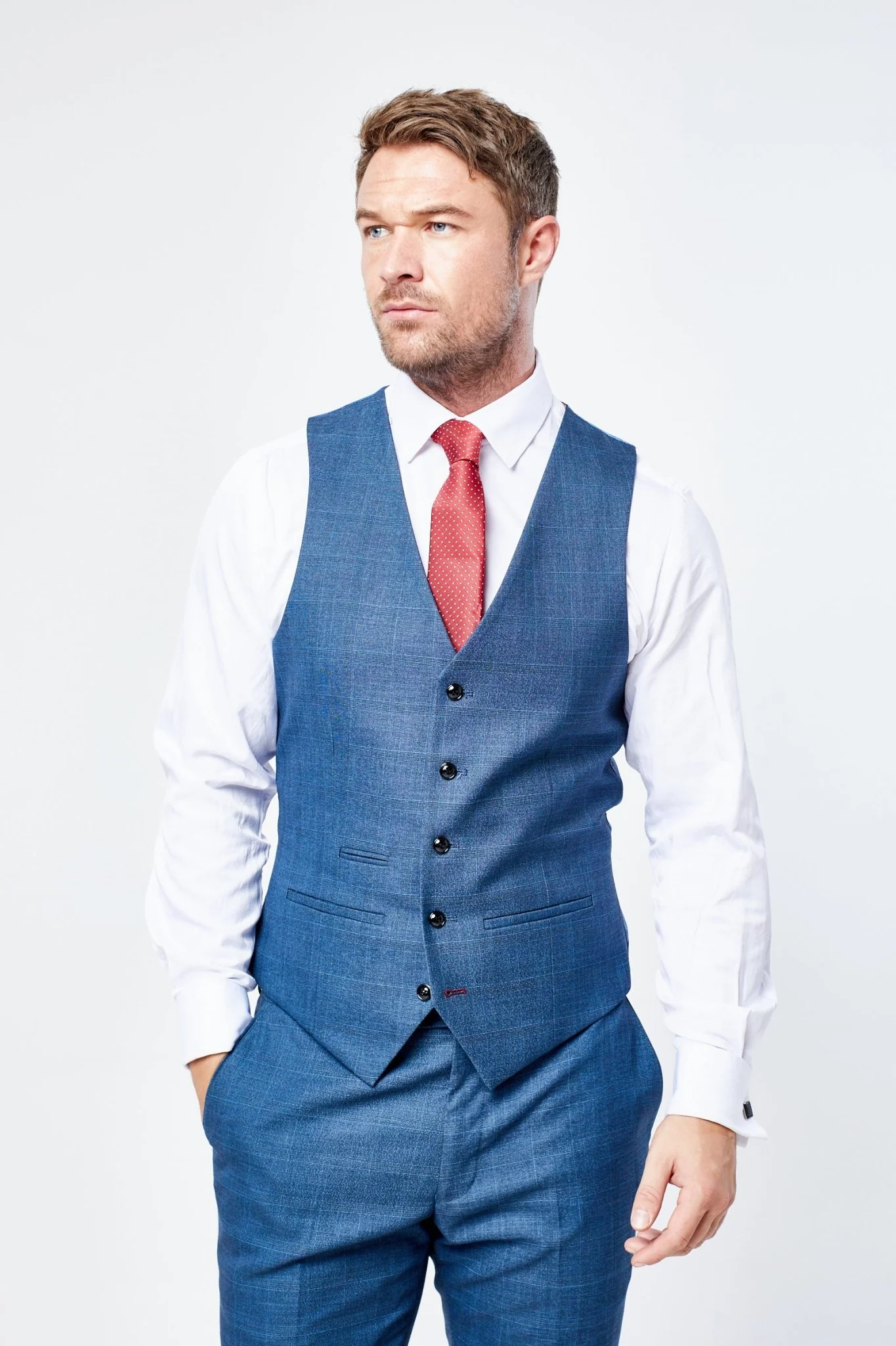 Viceroy Navy Three Piece Suit - Image 8
