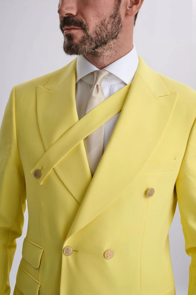 Vittore 2-Piece Yellow Suit - Image 6