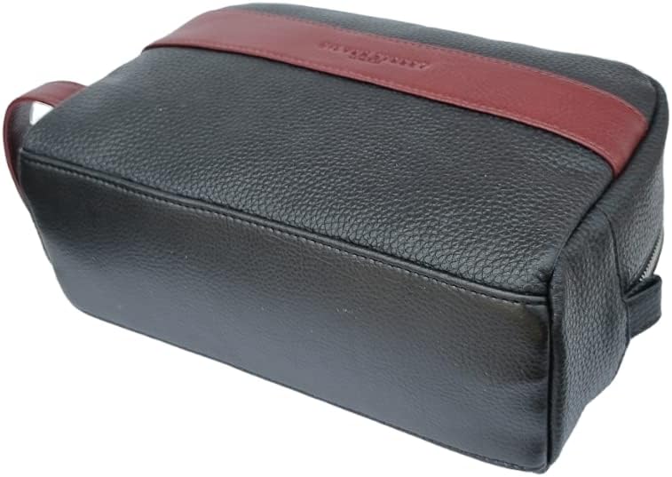 Walter Leather Washbag  - Oxblood - Image 5
