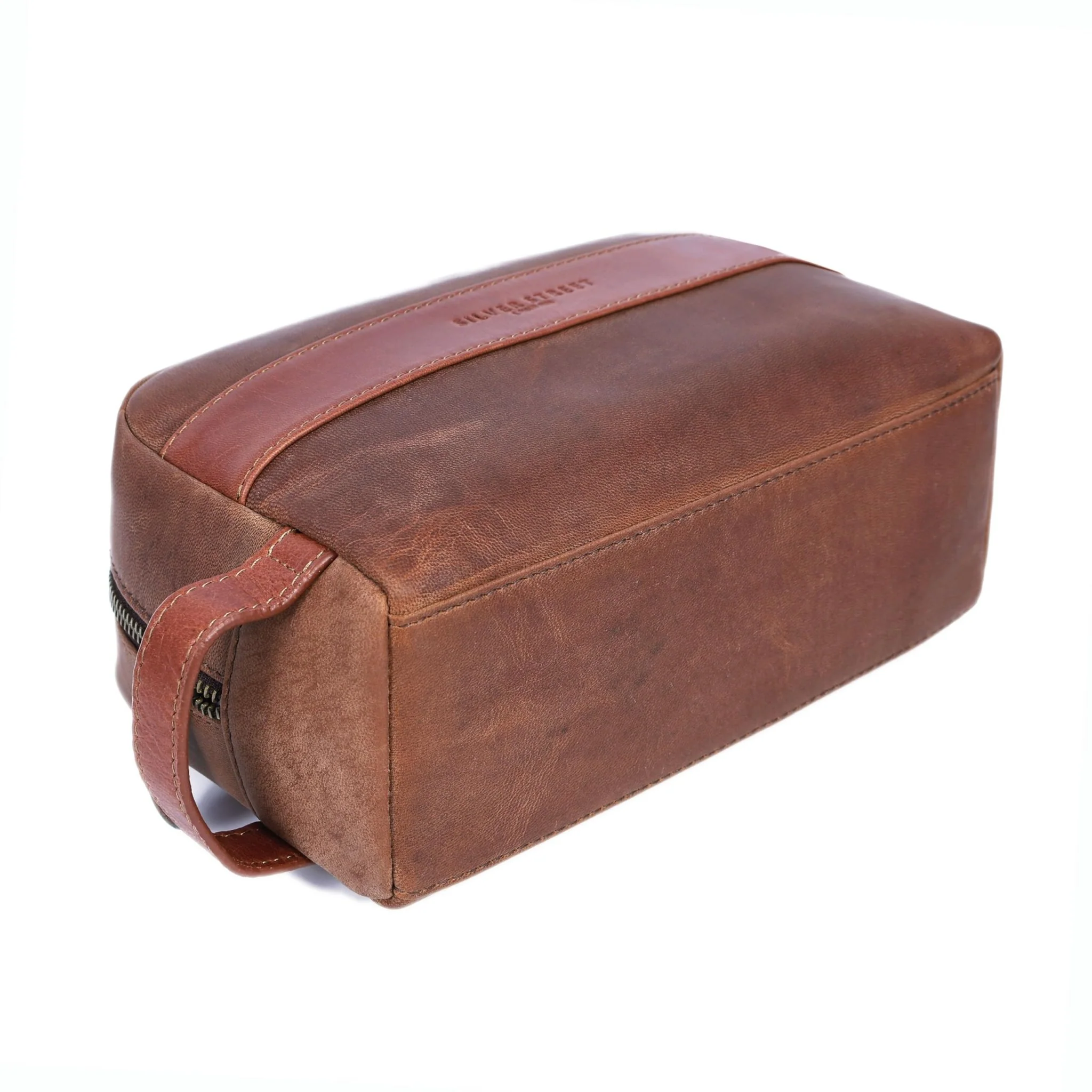 Walter Leather Washbag  - Tan - Image 5