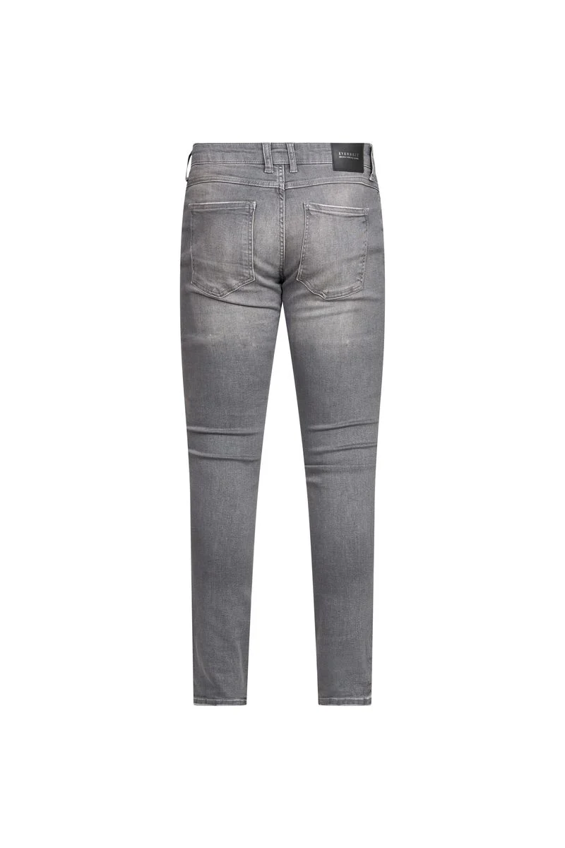 Light Washed Grey Skinny Jeans - Image 2