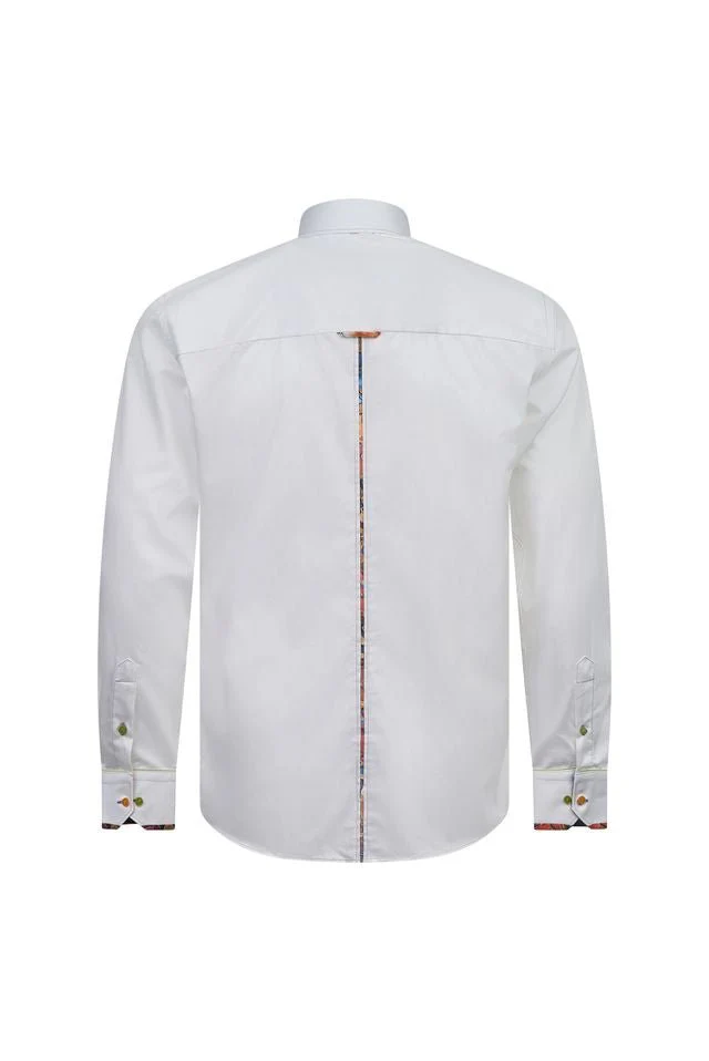 White Shirt with Paint Trim - Image 3